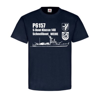 P6157 Weihe S57 SBoot Klasse 148 5 Schnellbootgeschwader Olpenitz T Shirt #23577