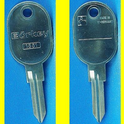 Schlüsselrohling Börkey 1551 f. Giobert, Magneti Marelli, Sipea / Fiat-Hauptschlüssel
