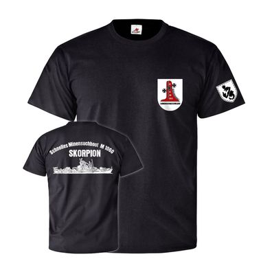 SM-Boot Skorpion M1060 Minensuchboot 1 Minensuchgeschwader T Shirt #23808
