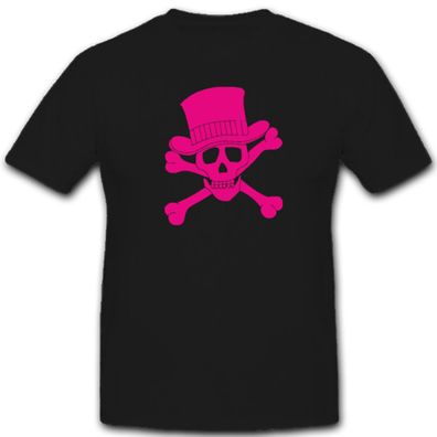 Skull Totenkopf Schädel Hut Pirat Fun Humor Spaß - T Shirt #2168