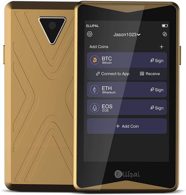 Ellipal Titan Gold - Crypto Hardware Wallet