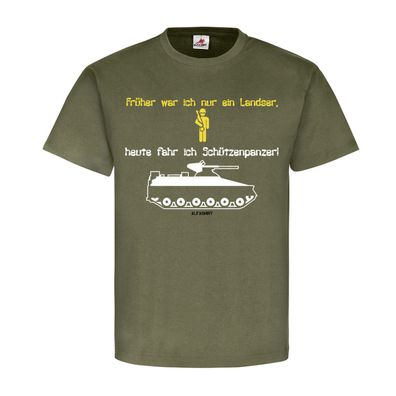 Schützenpanzer Fahrer Panzergrenadier Bundeswehr Spaß Grenadier T-Shirt #23291