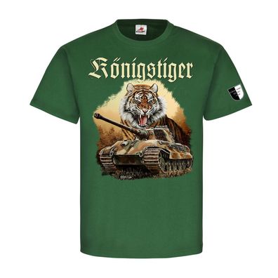 Lukas Wirp Tiger II Königstiger Panzer Köti Gemälde Bild Kunst T-Shirt #23473