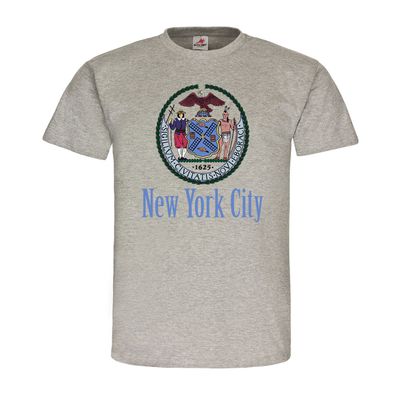 New York City USA Wappen Big Apple Die Stadt, die niemals schläft T-Shirt#23110