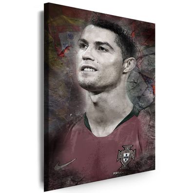 Bilder Leinwand C Ronaldo Sport Fußball Wandbilder XXL 1