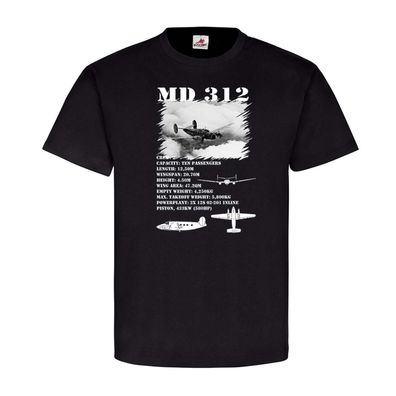 MD 312 Flugzeug Military Transport Aircrfater 1948 Vietnam US Army #22865