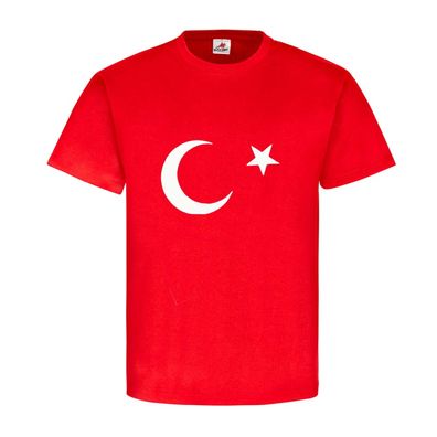 Türkei Flaggen Shirt Wappen Fahne Stolz Türkey Istanbul Heimat Mond #22811