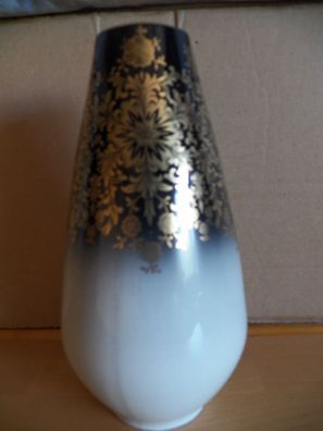 alte hohe Vase ca. 21,5 cm hoch von Oscar Schaller & Co. Bavaria