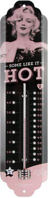 Nostalgic-Art - Retro Metall-Thermometer Innen Analog - Marilyn Some Like It Hot