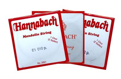 Hannabach e1 - Einzelsaite für Mandoline, light - medium oder heavy