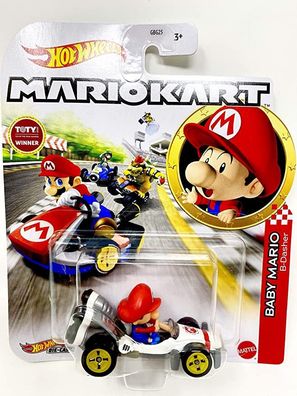 HOT WHEELS Mario Kart - Baby Mario B-Dasher !!!NEU!!!