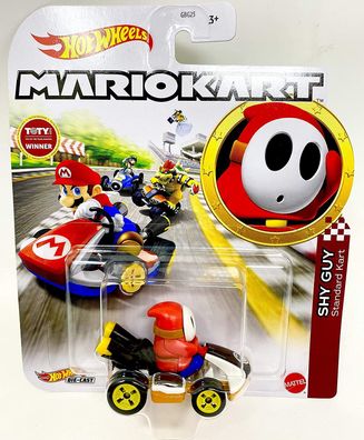 HOT WHEELS Mario Kart - SHY GUY Standard Kart !!!NEU!!!