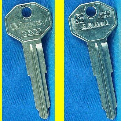 Schlüsselrohling Börkey 1433 A für Isuzu Profil A Serie 8001 - 9400