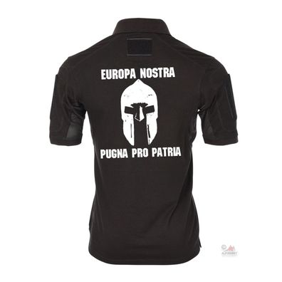 Tactical Polo europa nostra pugna pro patria Sparta Helm Heimat Stolz #22034