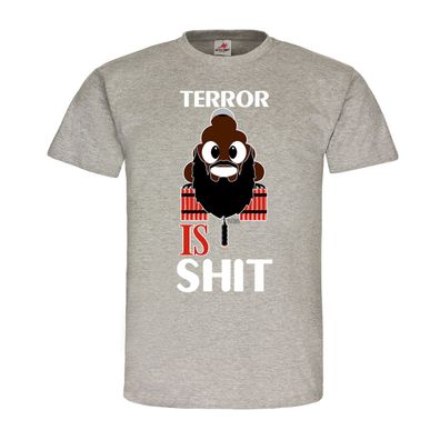 Terror IS Shit ! Fun Scheiße Emoji Bombenleger Terrorist Infidel Army#22304