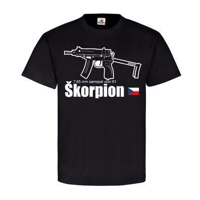 Skorpion Maschinenpistole MP 7,65 Samopal vzor 61 Škorpion CSSR T Shirt #21551