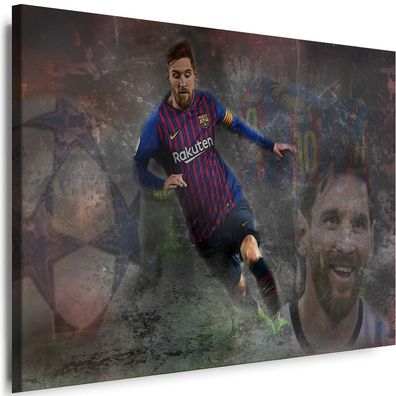 Bilder Leinwand Lionel Messi Sport Fußball l Wandbilder XXL 5