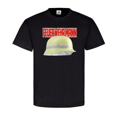 Feuerwehrmann Deutscher Feuerwache Fire Feuer Pyro Fireworker 112 T Shirt #20632