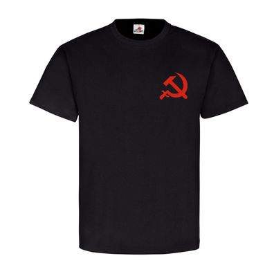 UdSSR Russland Russia Lenin Stalin Hammer und Sichel SU Emblem T Shirt #20467
