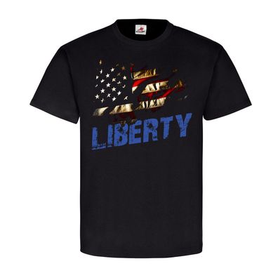 USA liberty flag Flagge der Vereinigten Staaten Amerika Fahne T-Shirt #20503