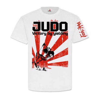 JUDO Victory by yielding Kampf Sport Judoka Combat Japan Martial T Shirt #20419