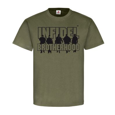 Infidel Brotherhood Einheit Fallschirmjäger Marines Bundeswehr T Shirt #20336