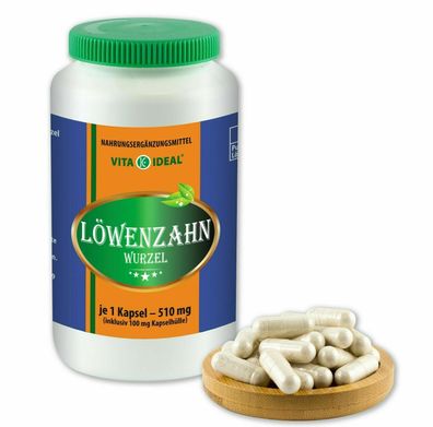 Vitaideal ® Löwenzahn-Wurzel je 510mg ohne Zusatzstoffe von NEZ-Diskounter