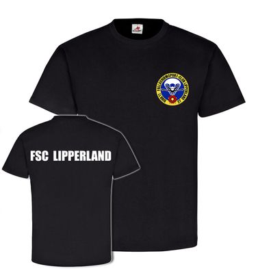 FSC Lipperland Veteran Fallschirmsportclub Fallschirmjäger T Shirt #19730