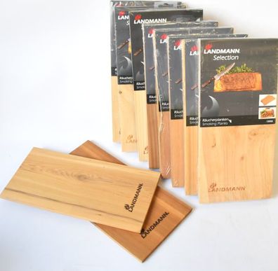 18-er Set Landmann BBQ Küchen-Schneidebrett Grillbretter Holz Räucherbretter NEU