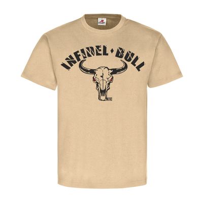 Infidel Bull BW Us Army Europa Bulle Stier Ungläubiger Kämpfer T Shirt #19355