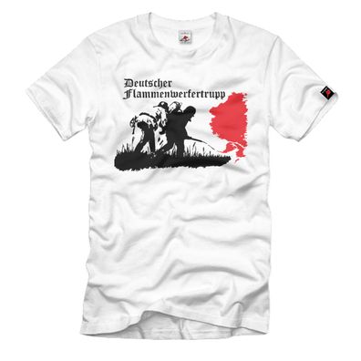 Flammenwerfer Trupp Flammen Flammen Fackel Feuerwerfer Weltkrieg - T Shirt #29