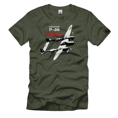 Lightning P 38 Usa Kampfflugzeug Weltkrieg Aufklärung Lockheed - T Shirt #38