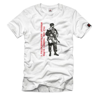 Fallschirmjäger Monte Cassino May Fallschirmspringer T-Shirt #149