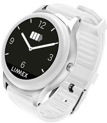 Limmex Notruf Uhr - Weiß - Senioren Smartwatch - SOS Notruf Funktion