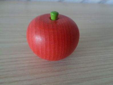 kleiner Apfel aus Holz-Deko bzw. Kinderspielzeug-robust