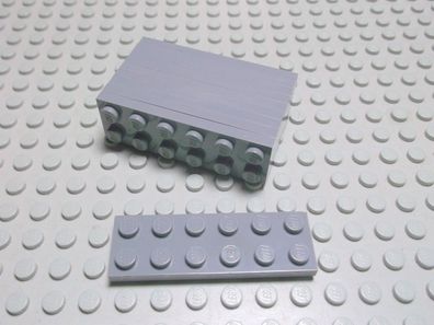 Lego 10 Platten 2x6 neudunkelgrau 3795 Set 8077 6863 4184 7930