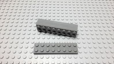 Lego 5 Platten 2x8 Neudunkelgrau 3034 Set 21118 75913 4997 8129