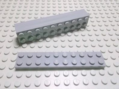 Lego 5 Platten 2x10 neudunkelgrau 3832 Set 9494 7296 7678 8060