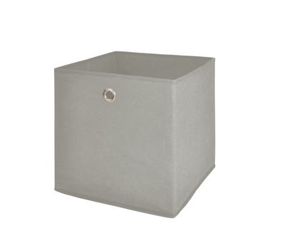 Faltbox Box Stoffbox- Delta - Größe: 32 x 32 cm / 3er Set - Schlamm