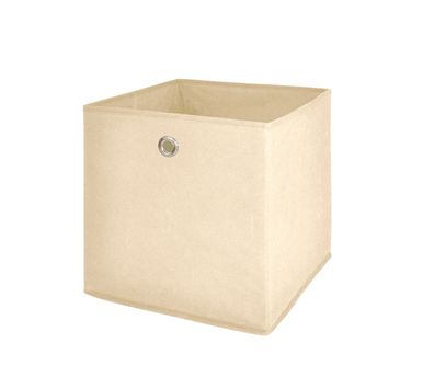 Faltbox Box Stoffbox- Delta - Größe: 32 x 32 cm / 3er Set - Beige