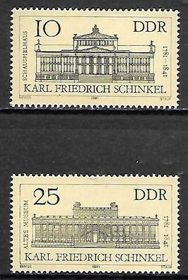 DDR postfrisch Michel-Nummer 2619-2620