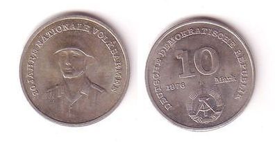DDR Gedenk Münze 10 Mark 20 Jahre Nationale Volksarmee NVA 1976 (110351)