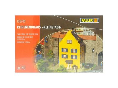 Bausatz Modellbau Reihenendhaus Kleinstadt, Faller H0 130709, neu