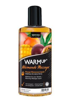 Massageöl Massage Öl Essbar wärmend Wellness Mango Maracuja 150 ml
