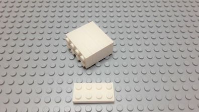 Lego 10 Platten 2x4 weiß 3020 Set 10152 555 8037 4561