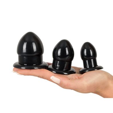Anal Stretching Plug Kit Analtraining Analplug Stopper Standfuß Butt Ømax. 4,9cm