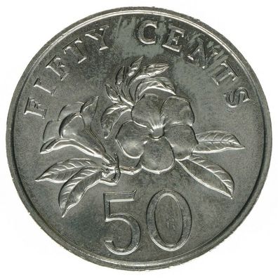 Singapur 50 Cents 1987 A37837