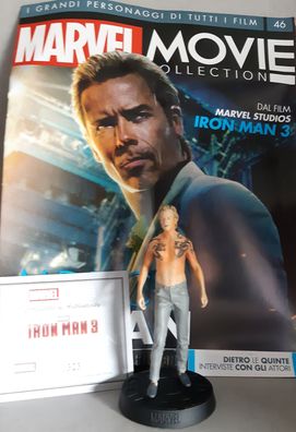 MARVEL MOVIE Collection #46 Marvel Aldrich Killian Figurine (Iron Man 3) Eaglemoss it