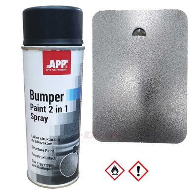APP Bumper Paint Spray - Strukturspray für Kunststoff fein schwarz 400 ml