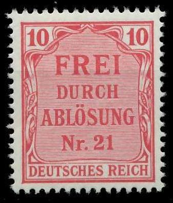 Deutsches REICH Dienstmarken 1903 05 Nr 4 postfrisch X86F3B6
